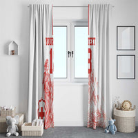 Custom Switzerland Football Window Curtain Confoederatio Helvetica