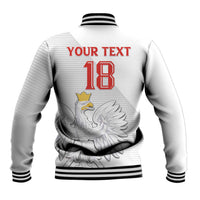 Custom Poland Football Baseball Jacket Bialo-Czerwoni Go Champion