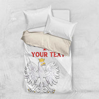 Custom Poland Football Bedding Set Bialo-Czerwoni Go Champion
