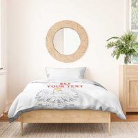 Custom Poland Football Bedding Set Bialo-Czerwoni Go Champion