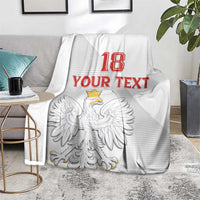 Custom Poland Football Blanket Bialo-Czerwoni Go Champion