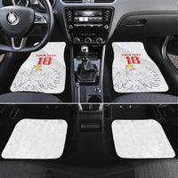 Custom Poland Football Car Mats Bialo-Czerwoni Go Champion
