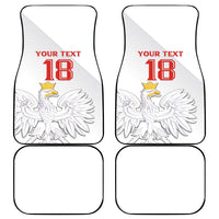 Custom Poland Football Car Mats Bialo-Czerwoni Go Champion