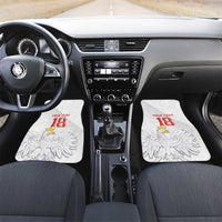 Custom Poland Football Car Mats Bialo-Czerwoni Go Champion