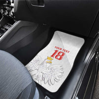Custom Poland Football Car Mats Bialo-Czerwoni Go Champion