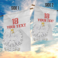 Custom Poland Football Garden Flag Bialo-Czerwoni Go Champion
