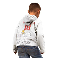 Custom Poland Football Kid Hoodie Bialo-Czerwoni Go Champion