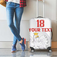 Custom Poland Football Luggage Cover Bialo-Czerwoni Go Champion