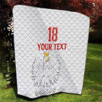 Custom Poland Football Quilt Bialo-Czerwoni Go Champion