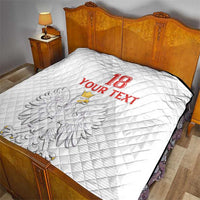 Custom Poland Football Quilt Bialo-Czerwoni Go Champion