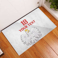 Custom Poland Football Rubber Doormat Bialo-Czerwoni Go Champion