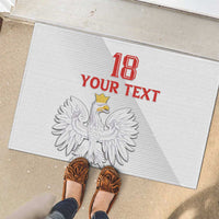 Custom Poland Football Rubber Doormat Bialo-Czerwoni Go Champion