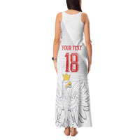 Custom Poland Football Tank Maxi Dress Bialo-Czerwoni Go Champion