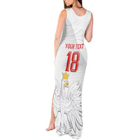 Custom Poland Football Tank Maxi Dress Bialo-Czerwoni Go Champion