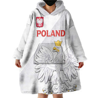 Custom Poland Football Wearable Blanket Hoodie Bialo-Czerwoni Go Champion