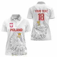 Custom Poland Football Women Polo Shirt Bialo-Czerwoni Go Champion
