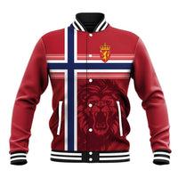 Custom Norway Football Baseball Jacket Norges Herrelandslag i Fotball