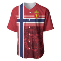 Custom Norway Football Baseball Jersey Norges Herrelandslag i Fotball