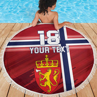 Custom Norway Football Beach Blanket Norges Herrelandslag i Fotball