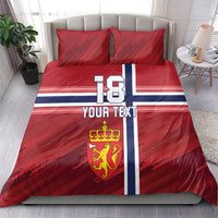 Custom Norway Football Bedding Set Norges Herrelandslag i Fotball