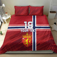 Custom Norway Football Bedding Set Norges Herrelandslag i Fotball
