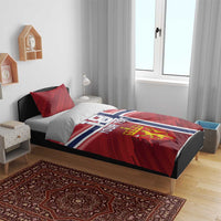 Custom Norway Football Bedding Set Norges Herrelandslag i Fotball