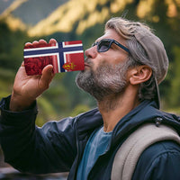 Custom Norway Football 4 in 1 Can Cooler Tumbler Norges Herrelandslag i Fotball