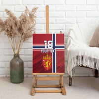 Custom Norway Football Canvas Wall Art Norges Herrelandslag i Fotball