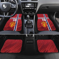 Custom Norway Football Car Mats Norges Herrelandslag i Fotball