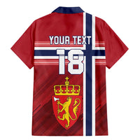 Custom Norway Football Family Matching Mermaid Dress and Hawaiian Shirt Norges Herrelandslag i Fotball