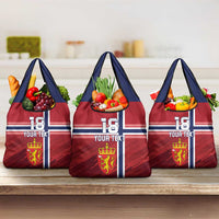 Custom Norway Football Grocery Bag Norges Herrelandslag i Fotball