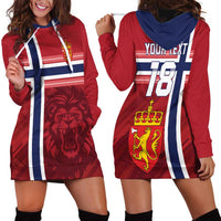 Custom Norway Football Hoodie Dress Norges Herrelandslag i Fotball