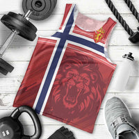 Custom Norway Football Men Tank Top Norges Herrelandslag i Fotball