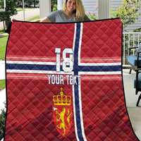 Custom Norway Football Quilt Norges Herrelandslag i Fotball