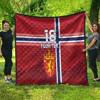 Custom Norway Football Quilt Norges Herrelandslag i Fotball