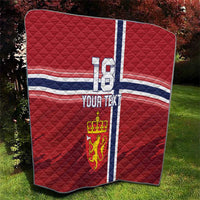 Custom Norway Football Quilt Norges Herrelandslag i Fotball