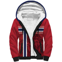 Custom Norway Football Sherpa Hoodie Norges Herrelandslag i Fotball