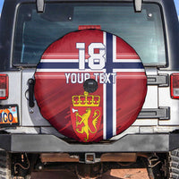 Custom Norway Football Spare Tire Cover Norges Herrelandslag i Fotball