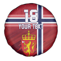 Custom Norway Football Spare Tire Cover Norges Herrelandslag i Fotball