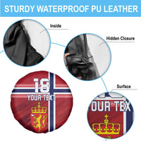 Custom Norway Football Spare Tire Cover Norges Herrelandslag i Fotball