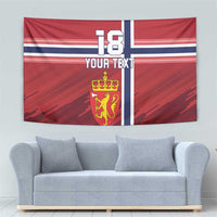 Custom Norway Football Tapestry Norges Herrelandslag i Fotball