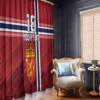 Custom Norway Football Window Curtain Norges Herrelandslag i Fotball