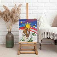 Philippines Flag Day Canvas Wall Art Lapu-Lapu Warrior Heritage Art