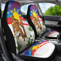 Philippines Flag Day Car Seat Cover Lapu-Lapu Warrior Heritage Art