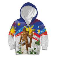 Philippines Flag Day Kid Hoodie Lapu-Lapu Warrior Heritage Art