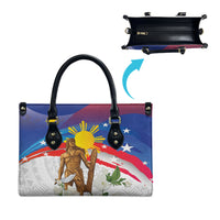 Philippines Flag Day Leather Bag Lapu-Lapu Warrior Heritage Art