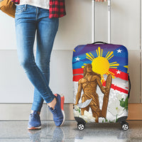 Philippines Flag Day Luggage Cover Lapu-Lapu Warrior Heritage Art