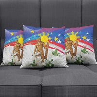 Philippines Flag Day Pillow Cover Lapu-Lapu Warrior Heritage Art