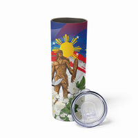 Philippines Flag Day Skinny Tumbler Lapu-Lapu Warrior Heritage Art