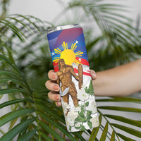 Philippines Flag Day Skinny Tumbler Lapu-Lapu Warrior Heritage Art